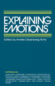 Book cover of: Explaining Emotions