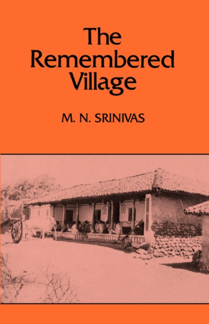 Book cover of: Remembered Village. By: M. N. Srinivas