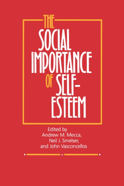 Book cover of: Social Importance of Self-Esteem