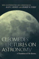 Book cover of: Cleomedes' Lectures on Astronomy. By: Cleomedes