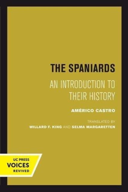 Book cover of: Spaniards. By: Americo Castro