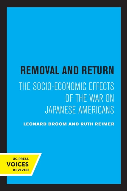 Book cover of: Removal and Return. By: Leonard Broom