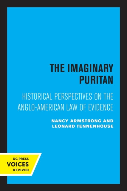 Book cover of: Imaginary Puritan. By: Nancy Armstrong