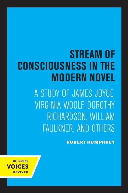 Book cover of: Stream of Consciousness in the Modern Novel. By: Robert Humphrey