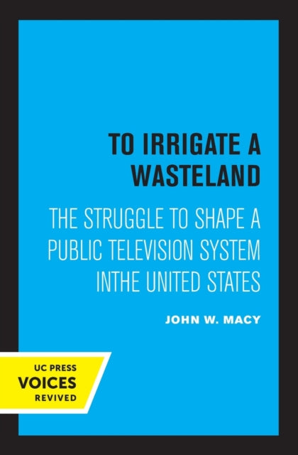Book cover of: To Irrigate a Wasteland. By: Macy, John, Jr.