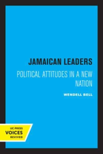 Book cover of: Jamaican Leaders. By: Wendell Bell