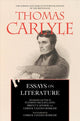 Book cover of: Essays on Literature. By: Thomas Carlyle