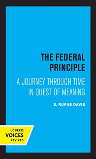 Book cover of: Federal Principle. By: Rufus S. Davis