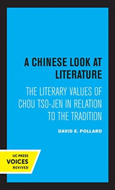 Book cover of: Chinese Look at Literature. By: David E. Pollard