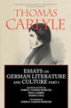 Book cover of: Essays on German Literature and Culture, Part I. By: Chris Ramon Vanden Bossche
