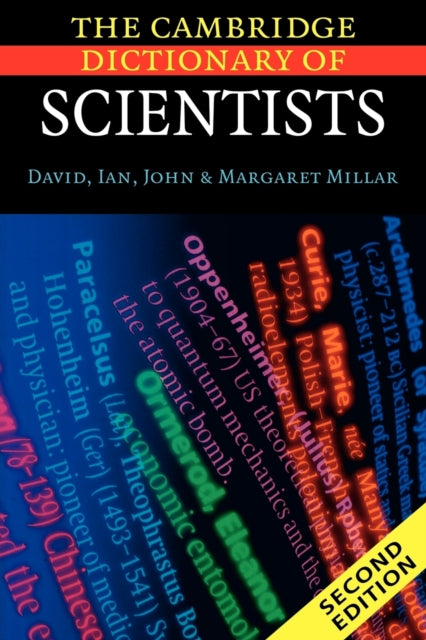 Book cover of: Cambridge Dictionary of Scientists
