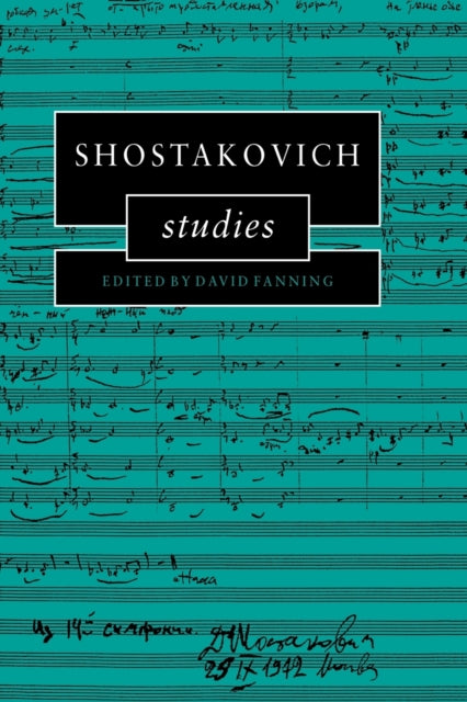 Book cover of: Shostakovich Studies. By: David Fanning