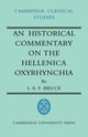 Book cover of: Historical Commentary on the Hellenica Oxyrhynchia. By: I. A. F. Bruce