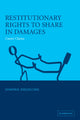 Book cover of: Restitutionary Rights to Share in Damages. By: Simone Degeling