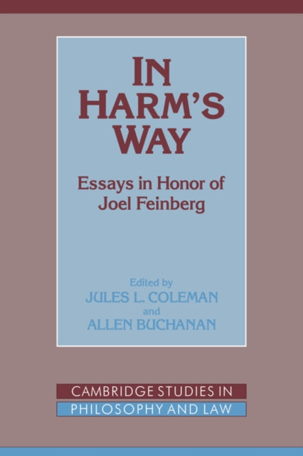 Book cover of: In Harm's Way