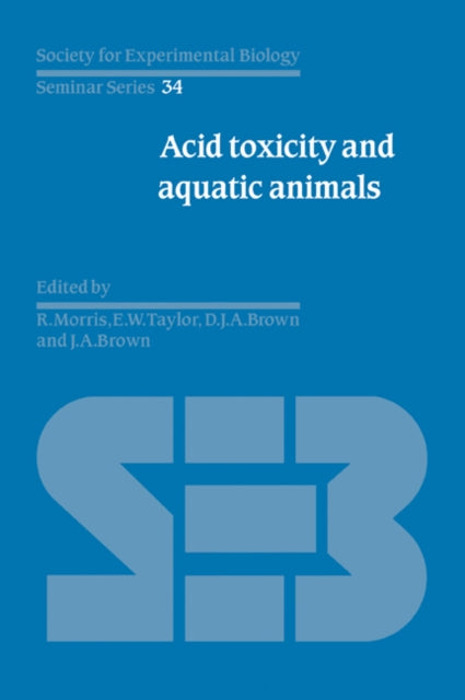 Book cover of: Acid Toxicity and Aquatic Animals