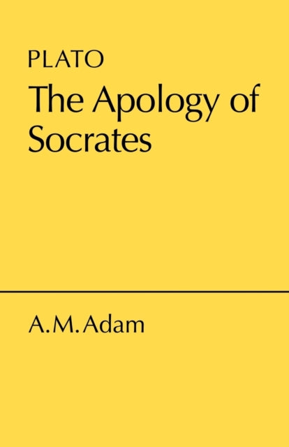 Book cover of: Apology of Socrates. By: Πλάτων