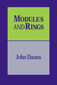 Book cover of: Modules and Rings. By: John Dauns