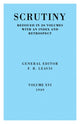 Book cover of: Scrutiny: A Quarterly Review vol. 16 1949. By: F. R. Leavis