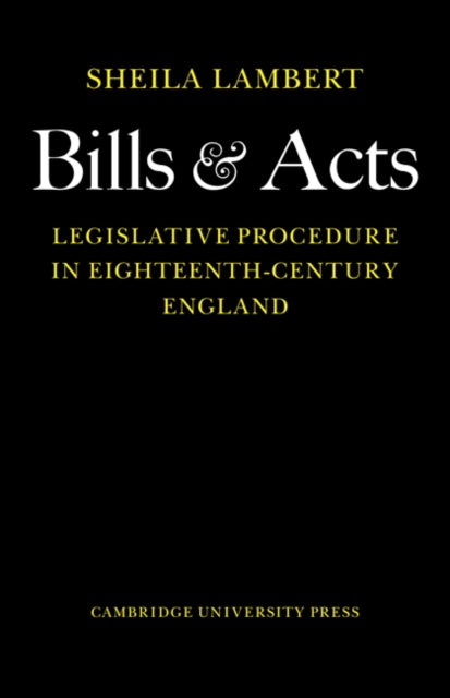 Book cover of: Bills and Acts. By: Sheila Lambert