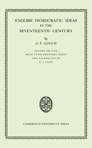 English Democratic Ideas in the Seventeenth Century