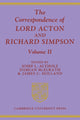 Book cover of: Correspondence of Lord Acton and Richard Simpson: Volume 2