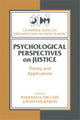 Book cover of: Psychological Perspectives on Justice. By: Barbara A. Mellers