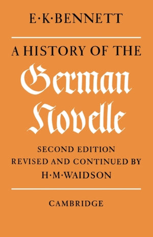 History of the German Novelle