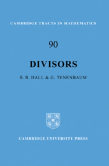 Book cover of: Divisors. By: R. R. Hall