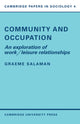 Book cover of: Community and Occupation