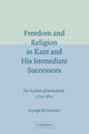 Book cover of: Freedom and Religion in Kant and his Immediate Successors. By: George di Giovanni