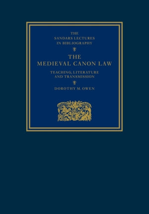 The Medieval Canon Law
