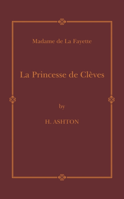 Book cover of: La Princesse de Cleves. By: Madame De La Fayette