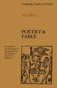 Book cover of: Poetry and Fable. By: Ann Moss