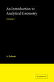 Book cover of: Introduction to Analytical Geometry. By: Robson, A.