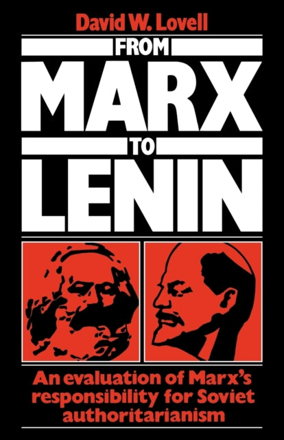 Book cover of: From Marx to Lenin. By: David W. Lovell