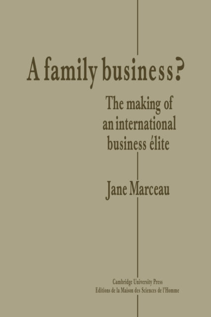 Book cover of: Family Business?. By: Jane F. Marceau