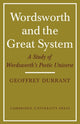 Book cover of: Wordsworth and the Great System. By: Geoffrey Durrant