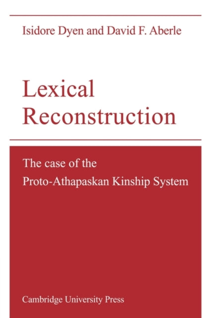 Book cover of: Lexical Reconstruction. By: Isidore Dyen