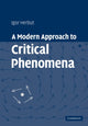 Book cover of: Modern Approach to Critical Phenomena. By: Igor Herbut