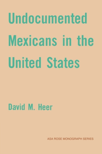 Book cover of: Undocumented Mexicans in the USA. By: David M. Heer