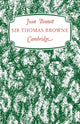 Book cover of: Sir Thomas Browne. By: Joan Bennett