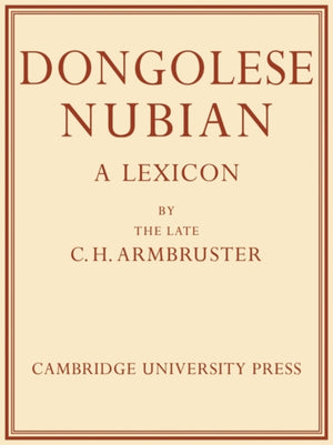 Dongolese Nubian