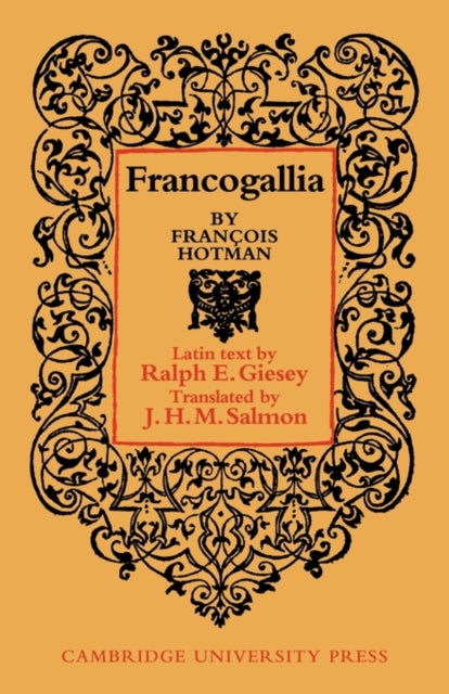 Book cover of: Francogallia. By: François Hotman