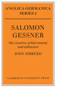 Book cover of: Salomon Gessner: His Creative Achievement and Influence. By: John Hibberd