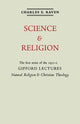Book cover of: Natural Religion and Christian Theology: Volume 1, Science and Religion. By: Charles E. Raven