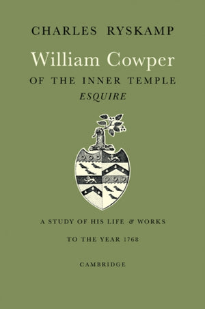 William Cowper of the Inner Temple, Esq.