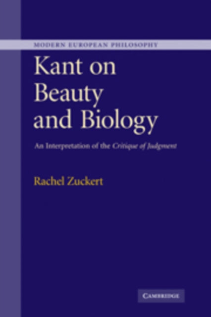 Book cover of: Kant on Beauty and Biology