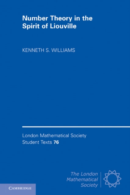 Book cover of: Number Theory in the Spirit of Liouville
