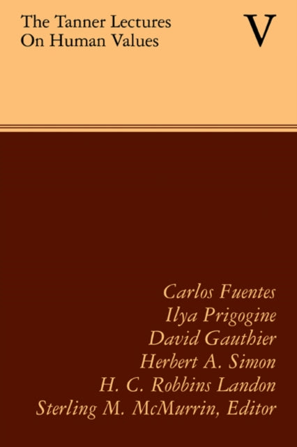 Book cover of: Tanner Lectures on Human Values. By: Sterling M. McMurrin